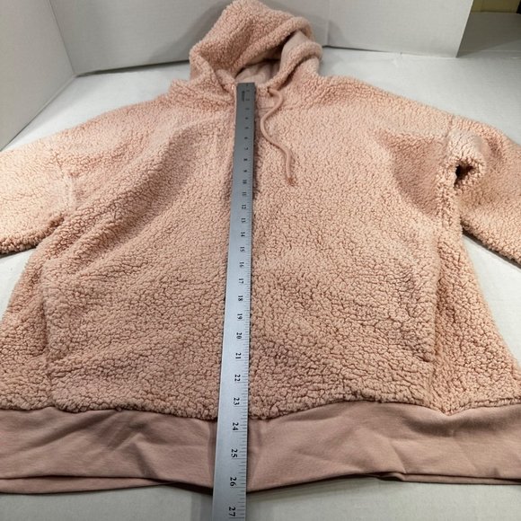 Champion C9 Women's Size Large Jacket Hooded Sherpa Full Zip Closure Pink New - Picture 12 of 16